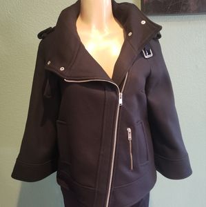 Zara Black Wool Coat